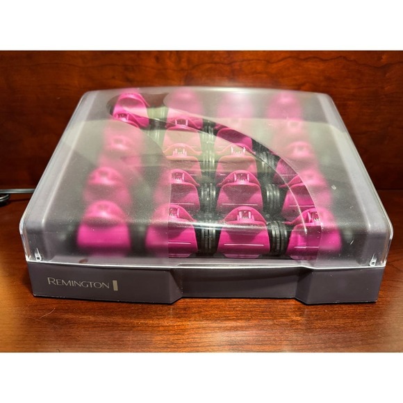 Remington Other - Remington Flocked Hot Rollers T Studio Collection Set Of 20 Pink Clips 2 Sizes